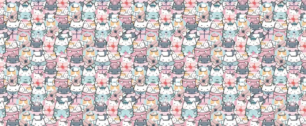 Cicás bögre - cicás minták minden mennyiségben