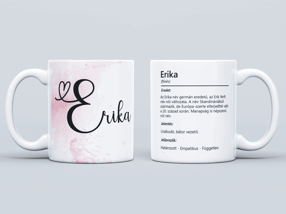 Neves bögre - Erika