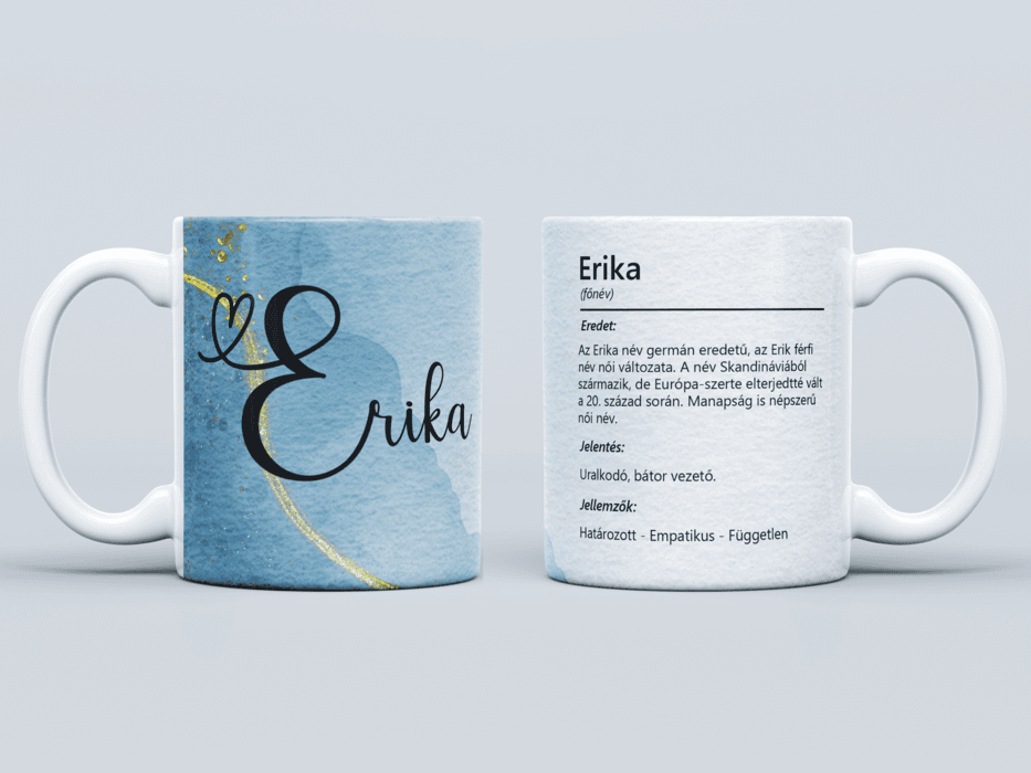 Neves bögre - Erika