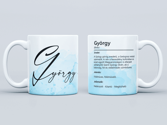 Neves bögre - György