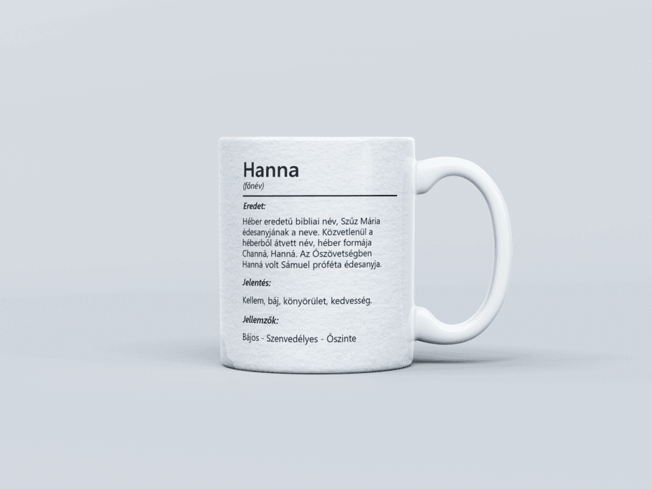 Neves bögre - Hanna