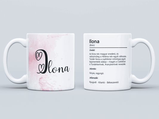 Neves bögre - Ilona