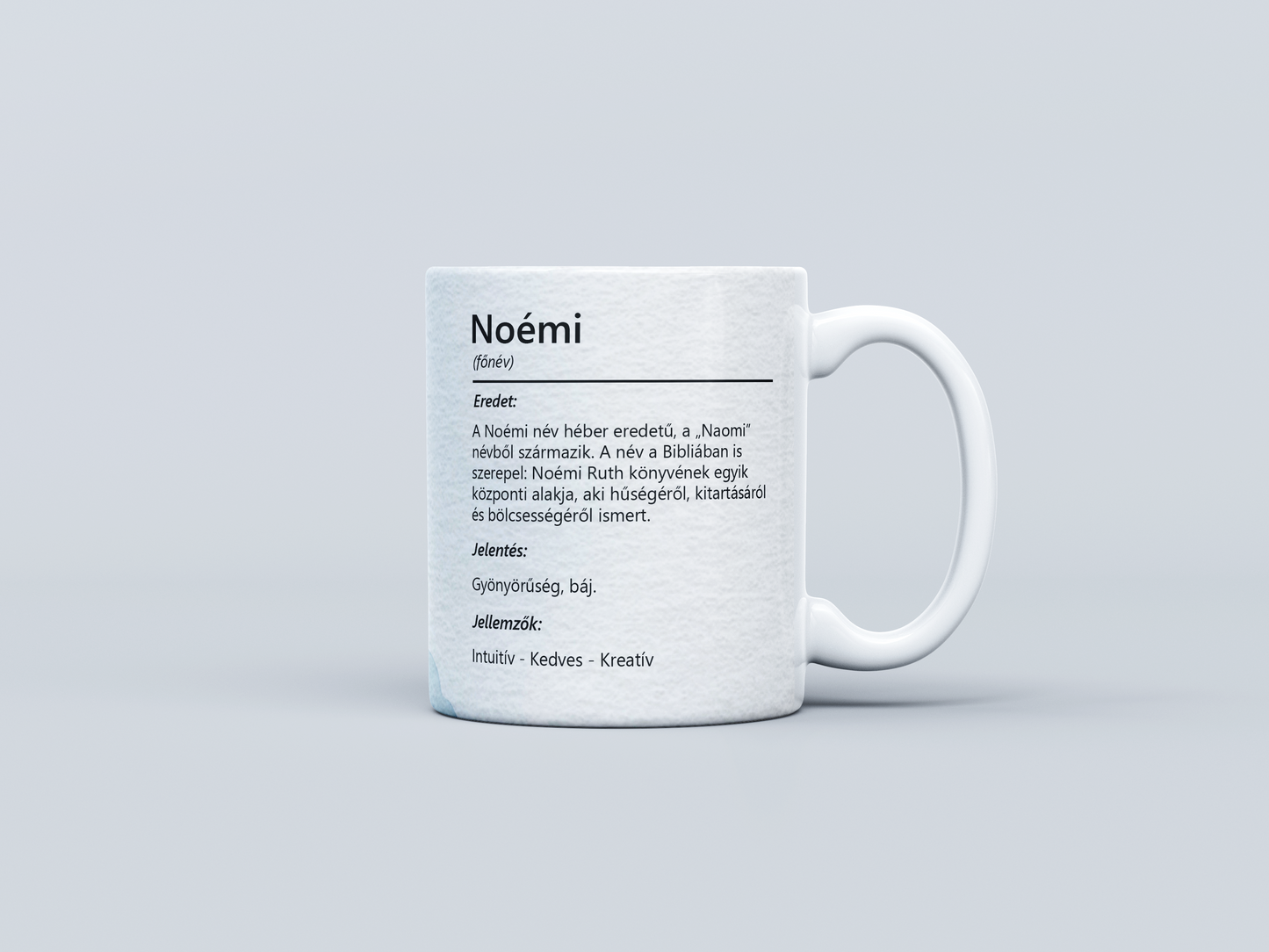 Neves bögre - Noémi