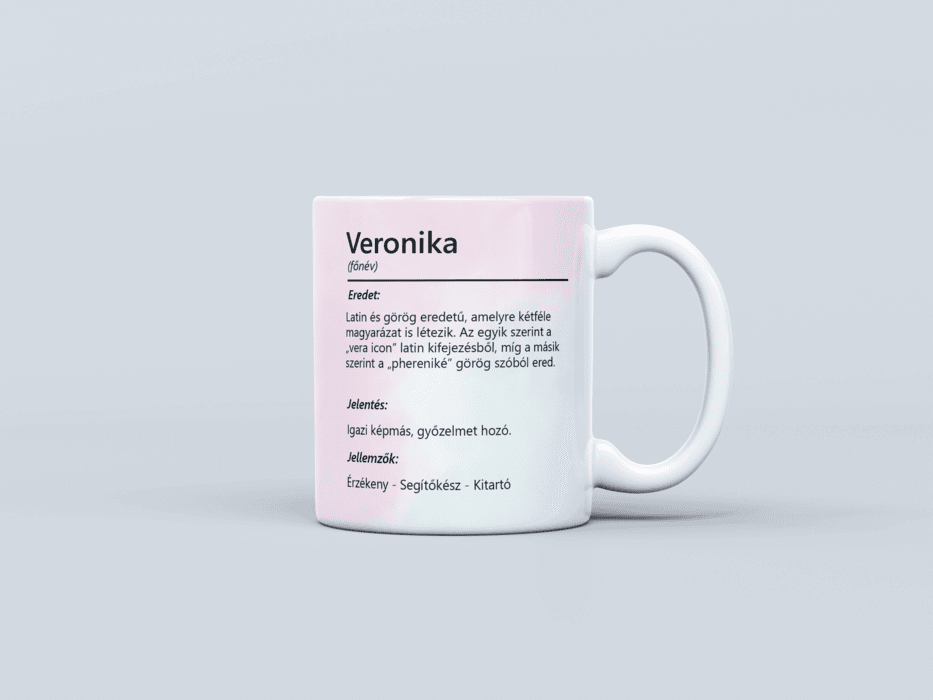 Neves bögre - Veronika