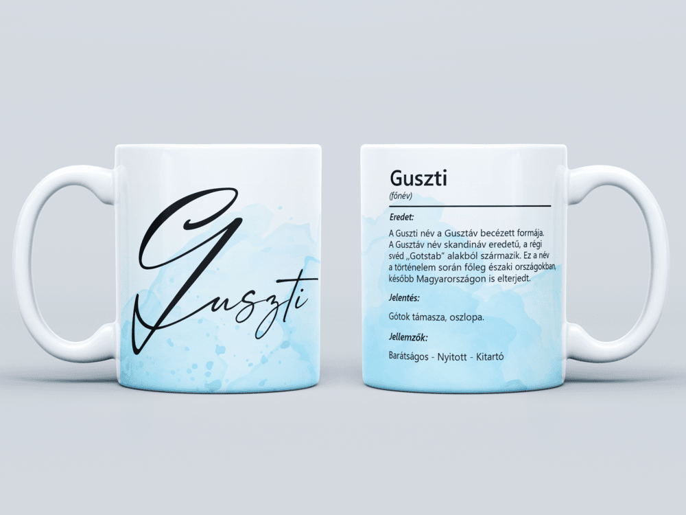 Neves bögre - Guszti