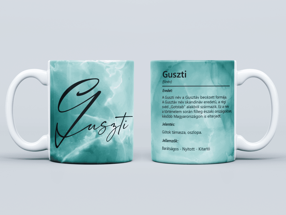 Neves bögre - Guszti