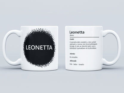 Neves bögre - Leonetta