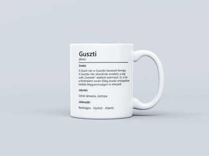 Neves bögre - Guszti