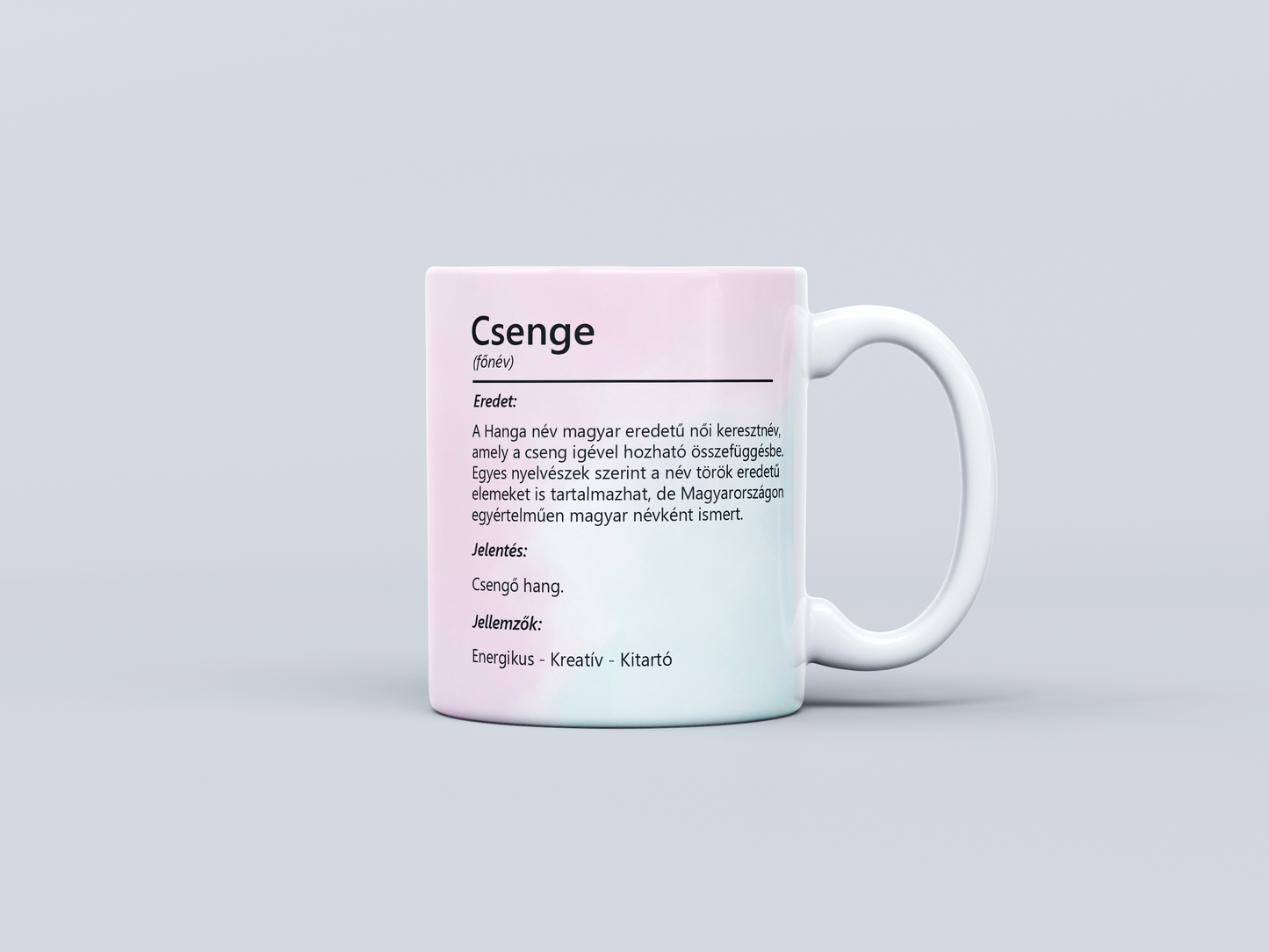 Neves bögre - Csenge