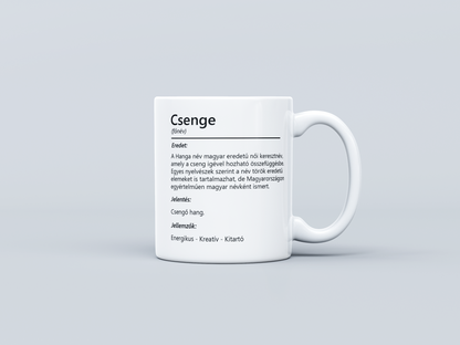 Neves bögre - Csenge