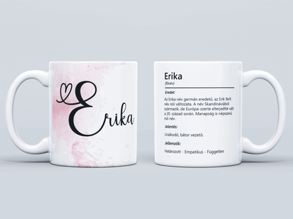 Neves bögre - Erika