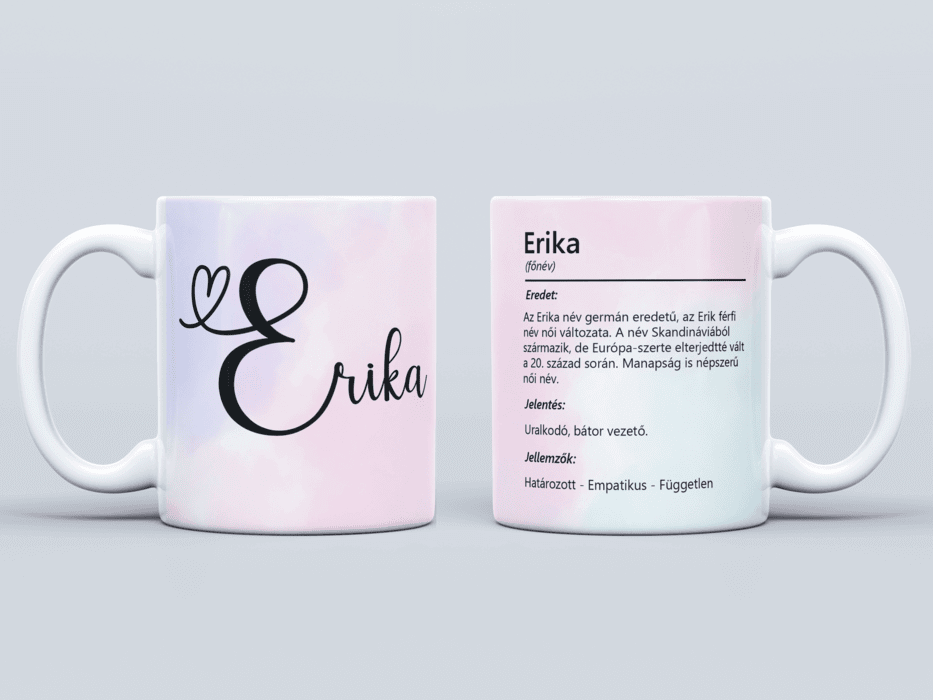 Neves bögre - Erika