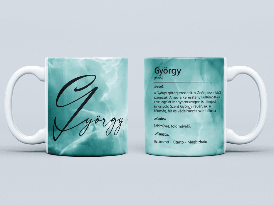 Neves bögre - György