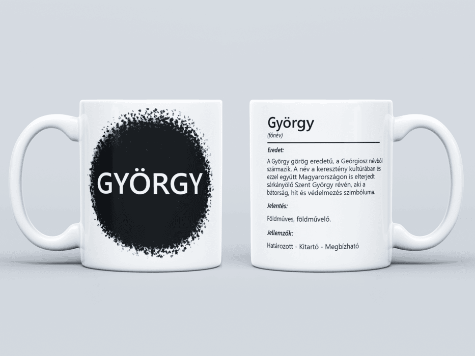 Neves bögre - György