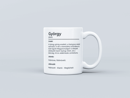 Neves bögre - György