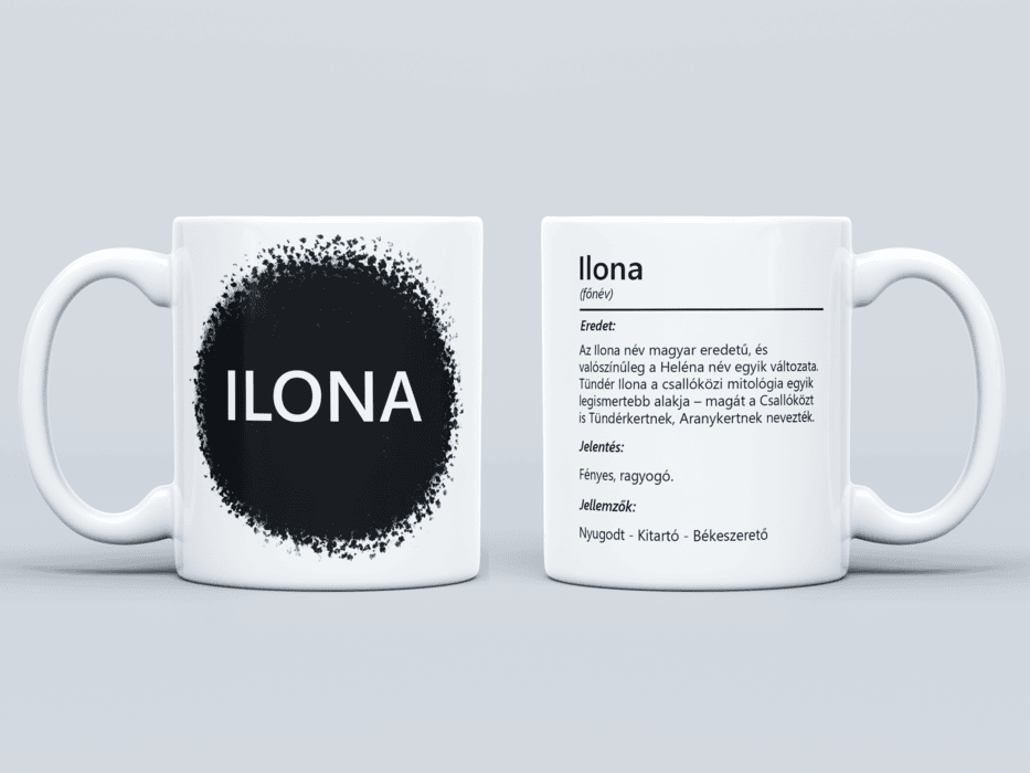 Neves bögre - Ilona