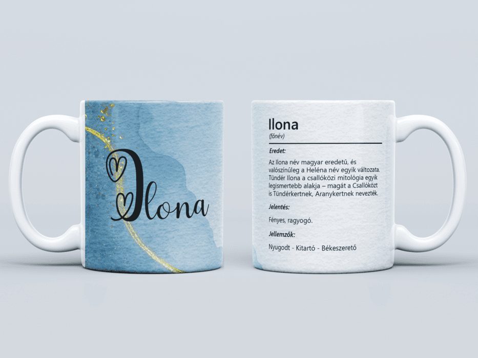 Neves bögre - Ilona