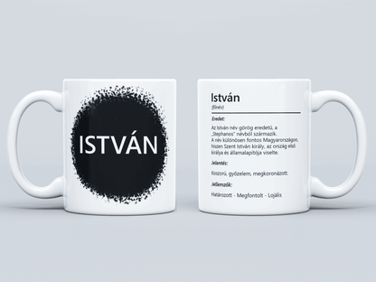 Neves bögre - István