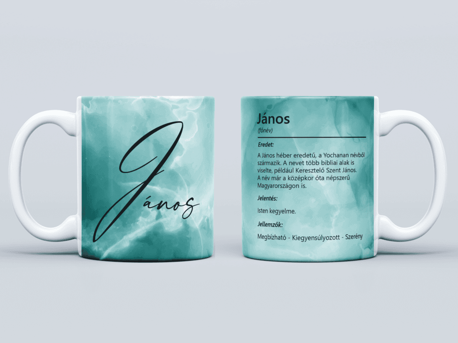 Neves bögre - János