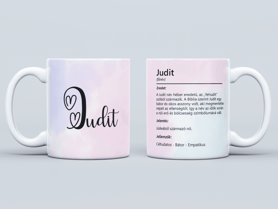 Neves bögre - Judit