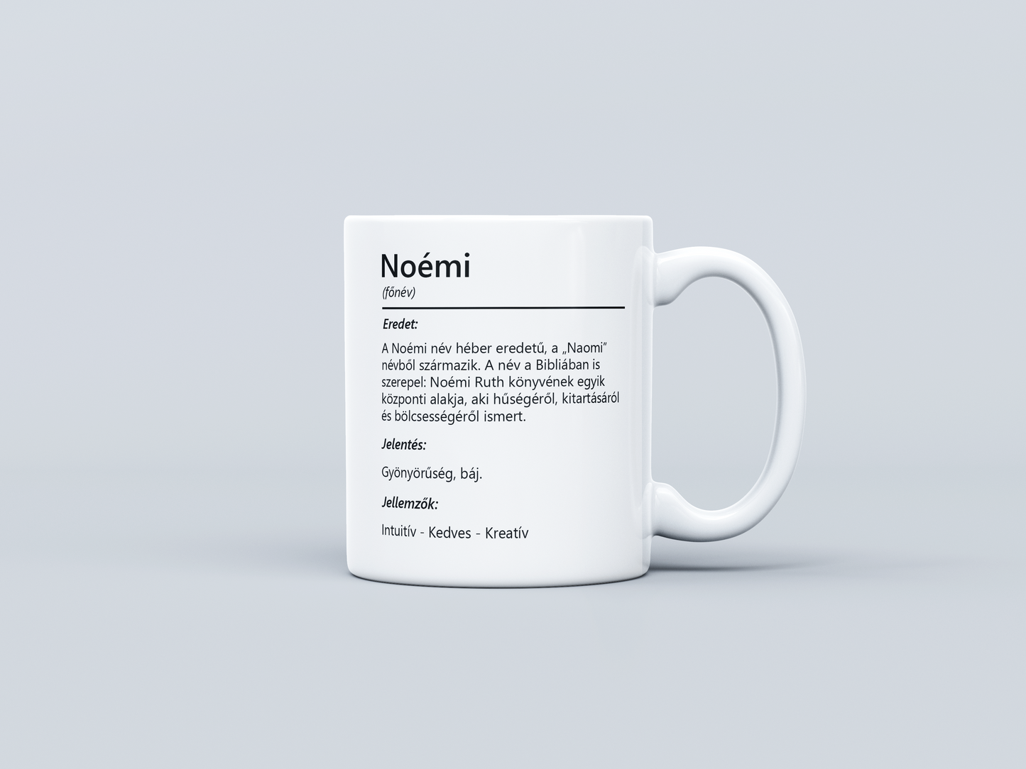 Neves bögre - Noémi