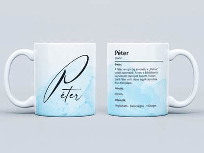 Neves bögre - Péter