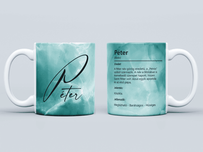 Neves bögre - Péter