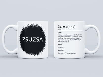 Neves bögre - Zsuzsa(nna)
