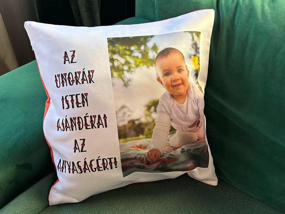 fényképes párnahuzat